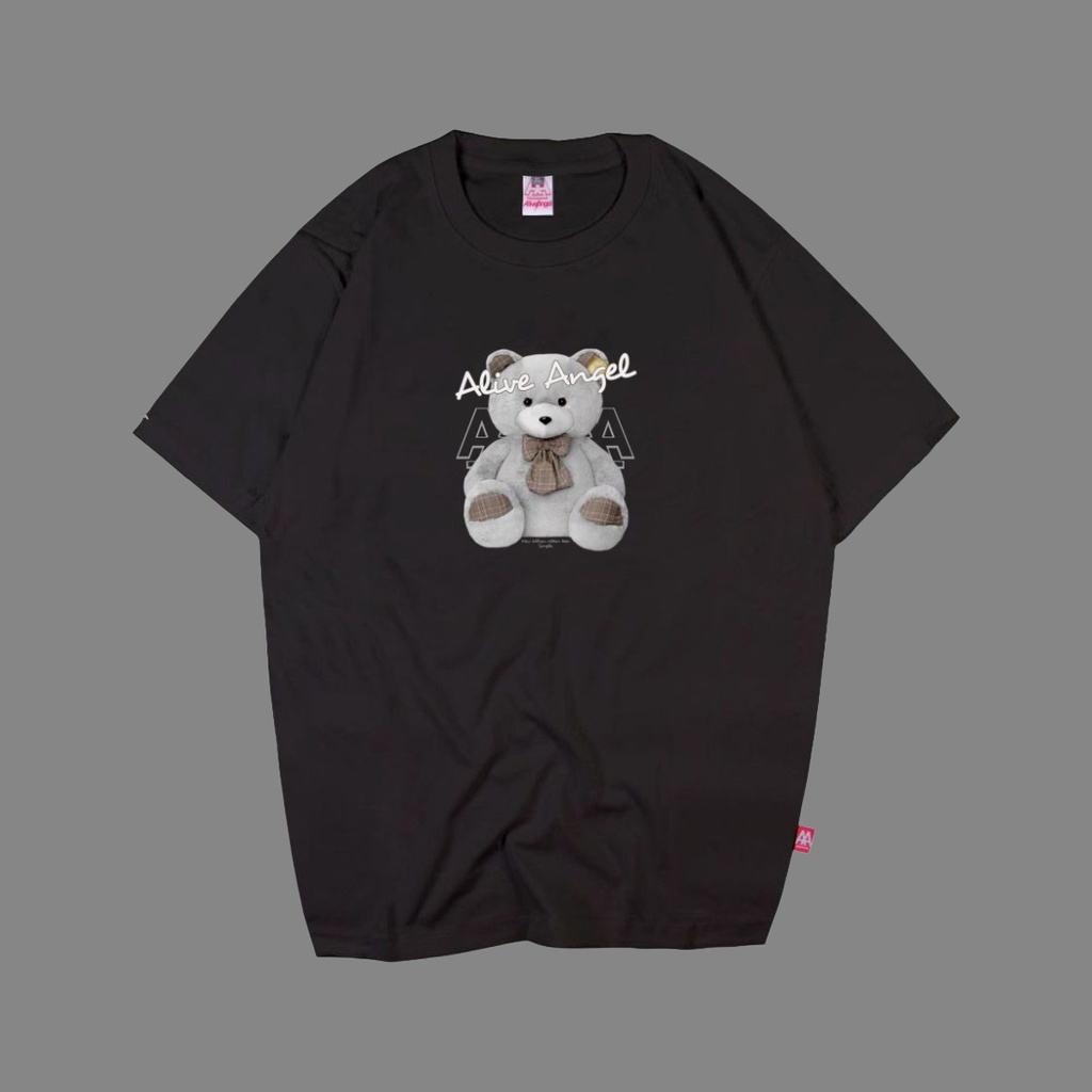 ALIVE ANGEL BAJU DISTRO ORIGINAL / KAOS BONEKA BERUANG / TEDDY BEAR / BEAR REBON / DEADLY / KAOS SIM