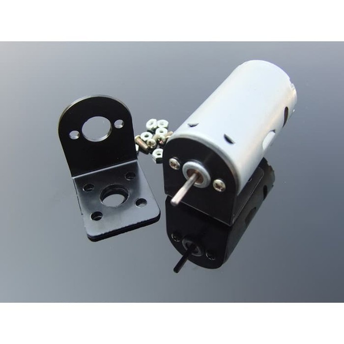 PAKET Dinamo Motor DC 390 12V plus Bracket