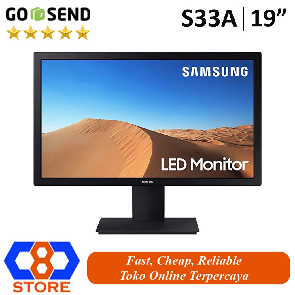 MONITOR LED SAMSUNG S19A330 19 18.5 INCH HDMI VGA GARANSI RESMI