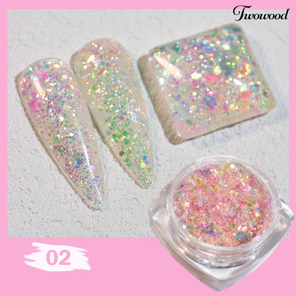 Bubuk Glitter Sequins Untuk Dekorasi Nail Art