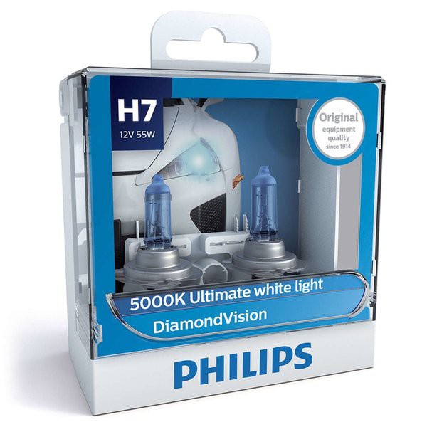 Philips Diamond Vision 5000K H7