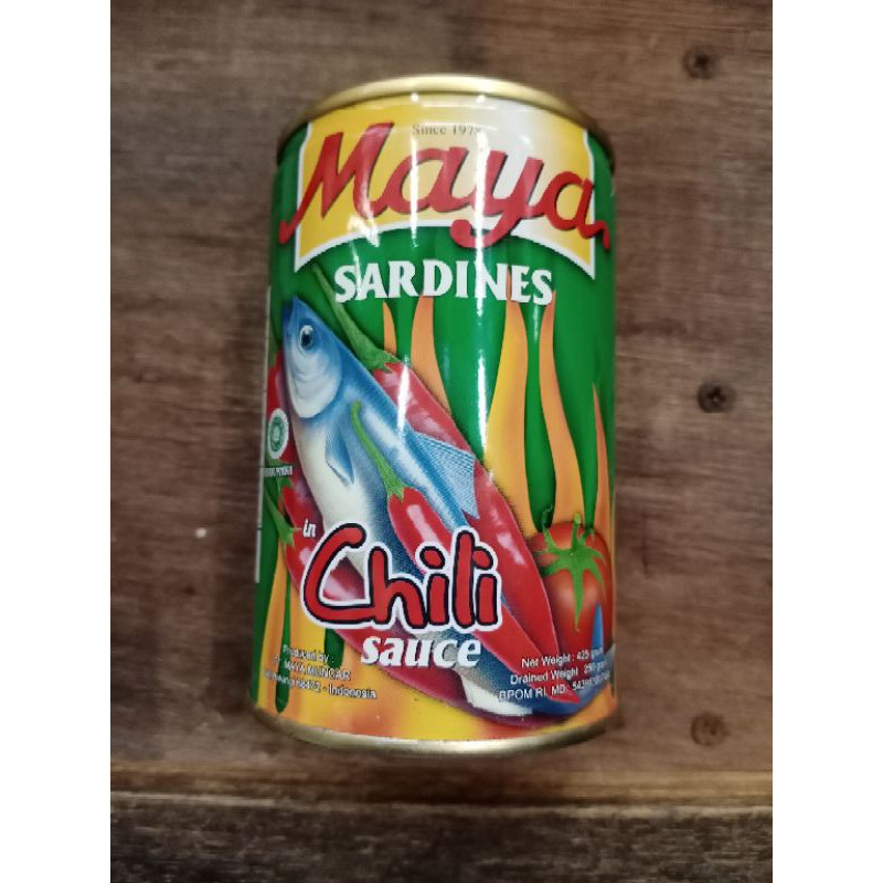 

sarden Maya chili 425gr