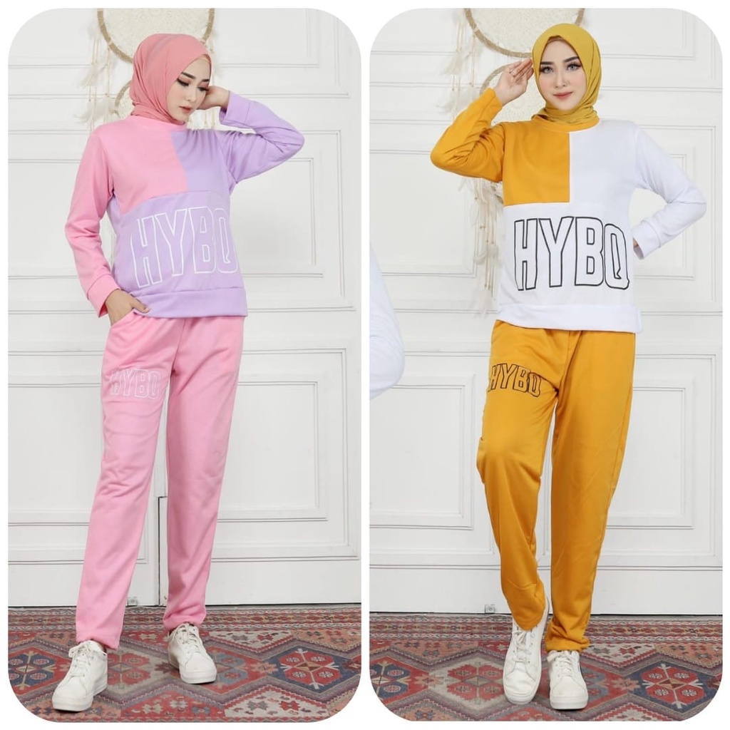 Baju Setelan Wanita Kekinian Terbaru 2022 Setelan Baju Celana Merah Putih Wanita Import Jumbo One Se