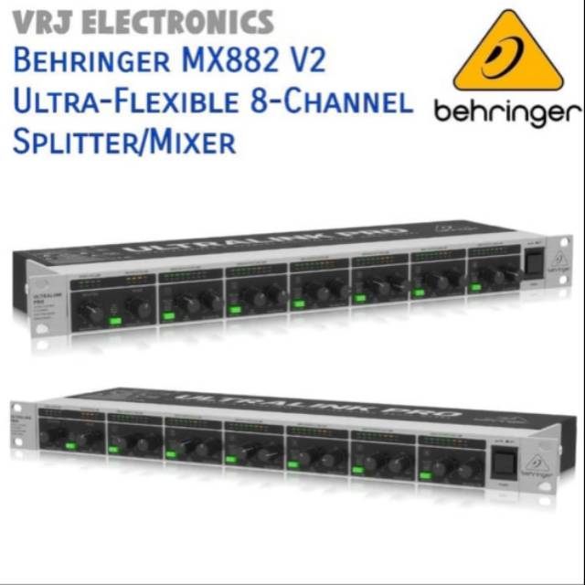 Behringer MX882 V2 Ultra-Flexible 8-Channel Splitter/Mixer