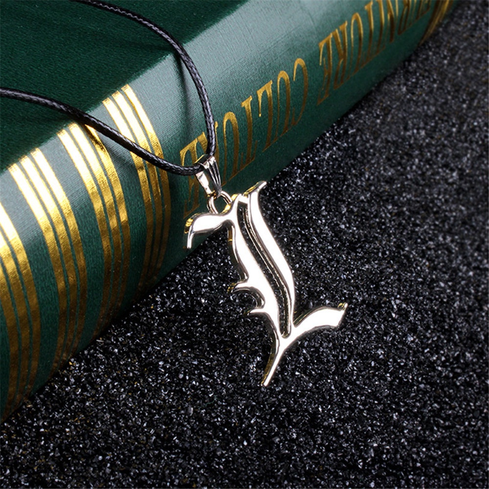 【COD Tangding】Fashion Personalized Design Letter L Pendant Necklace Fashion Versatile Retro Jewelry