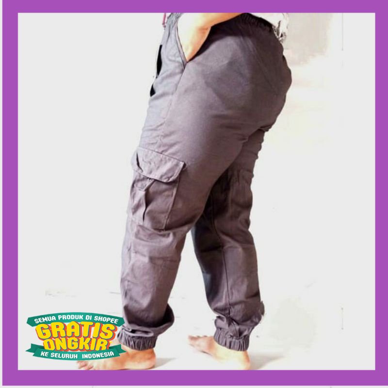 TREND CELANA KEKINIAN TRENDY / Celana Joger Wanita Jumbo Jogger Pant Kekinian Bahan Katun Melar Kain