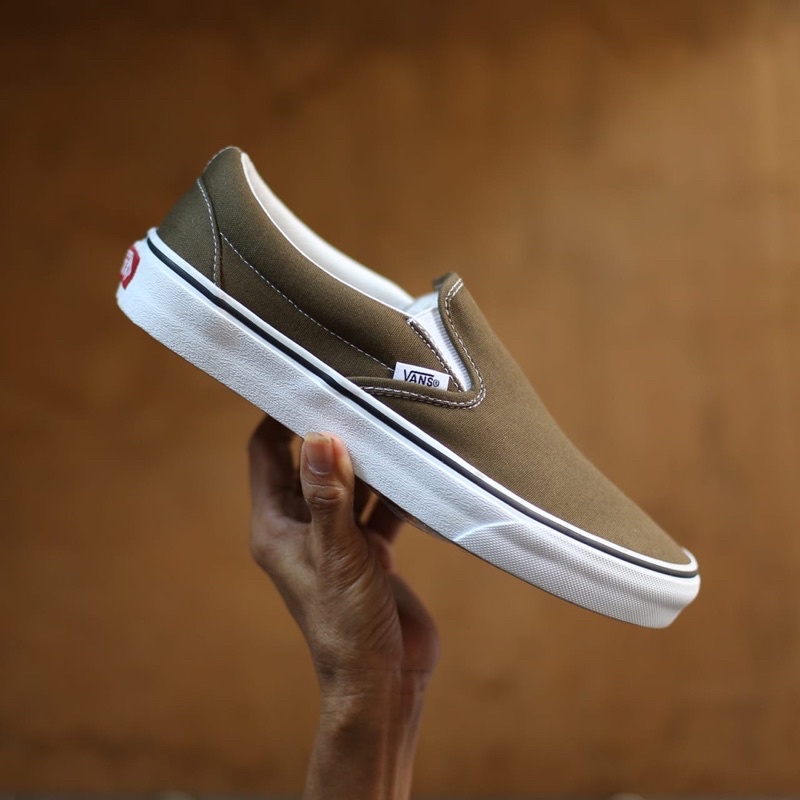 Vans Original Slip On Beech True White