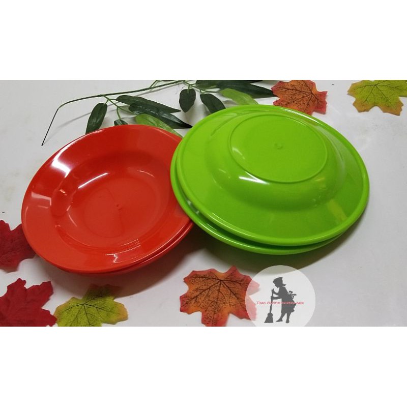Piring Makan Atom / semi melamine / Piring kecil / LEPEK