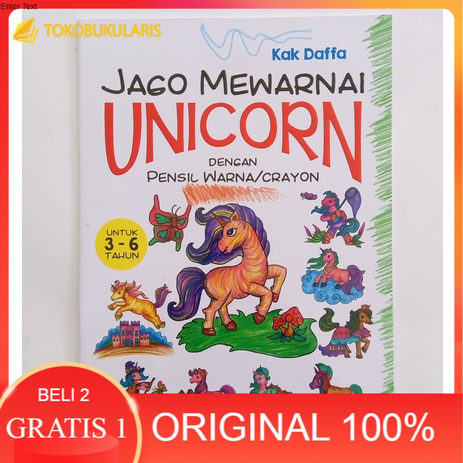 

Jago Mewarnai Unicorn dengan Pensil Warna/Crayon