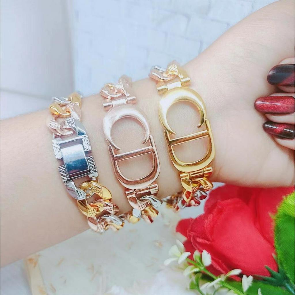 Gelang Xuping C&amp;D Lapis Emas Perhiasan Fashion 3118