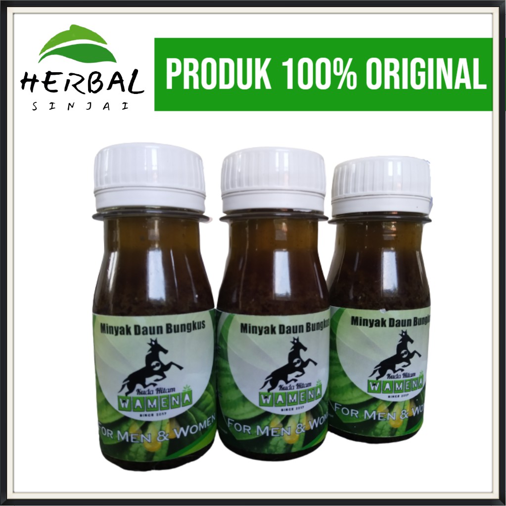DAUN BUNGKUS PAPUA HERBAL/KUDA HITAM/HERBAL PRIA PERKASA