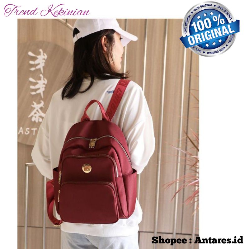 ORIGINAL Tas Ransel Chibao Wanita IMPORT KOREA  Anti Air Super Best Seller Terbaru