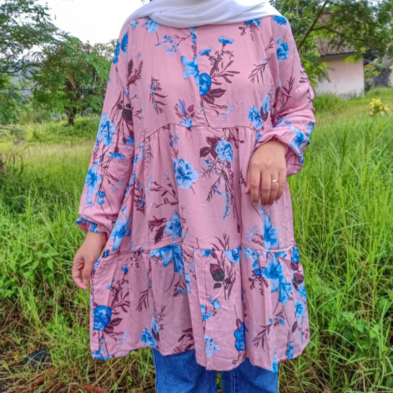 PAKAIAN WANITA TUNIK KATUN RAYON