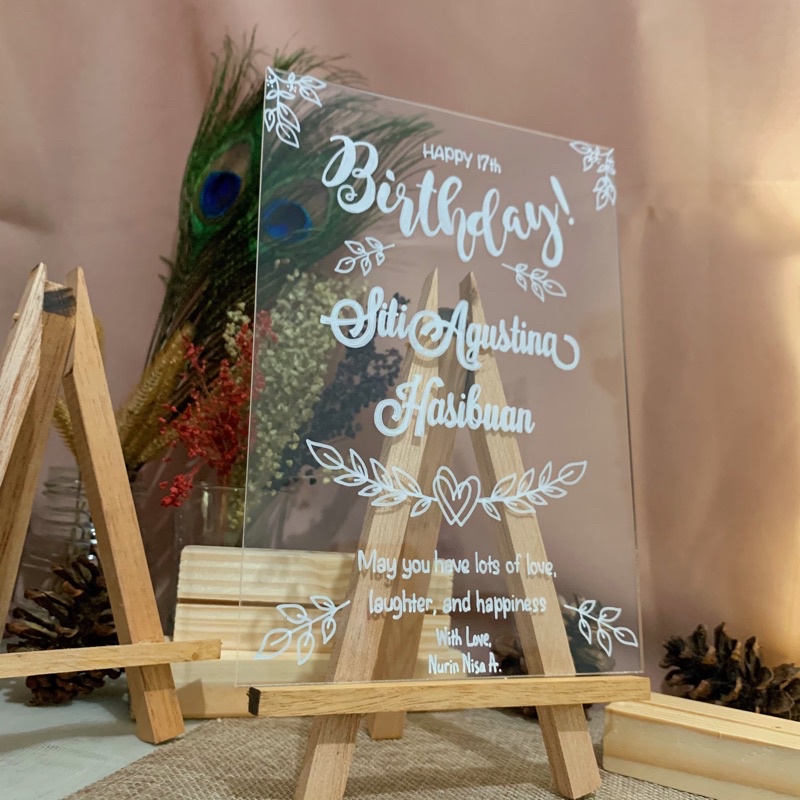 ACRYLIC LETTERING KADO WISUDA AKRILIK KADO ULANG TAHUN / HAMPERS AKRILIK LETTERING ACRYLIC WISUDA
