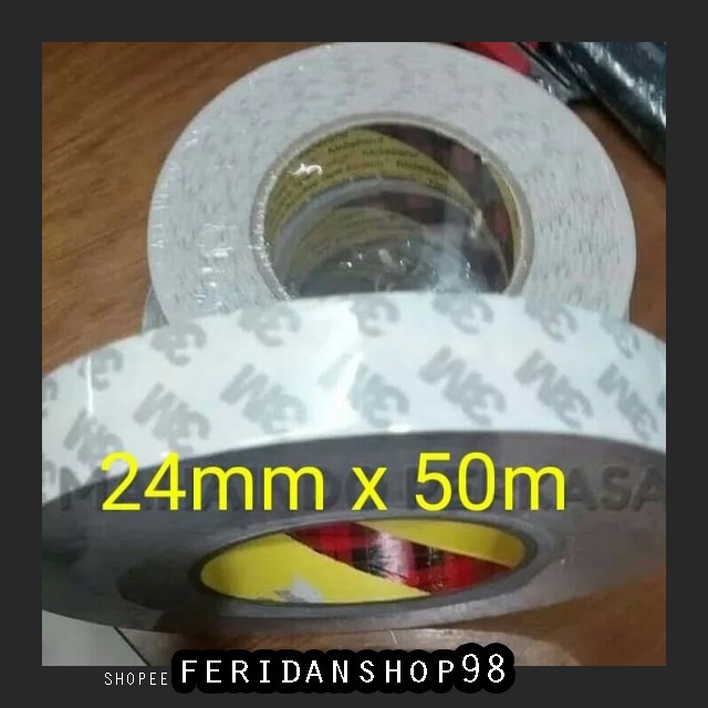 

FS398 DOUBLE TAPE 3M ATK TISSUE 9080 24MMX 50 M GROSIR BY FERIDANSHOP98