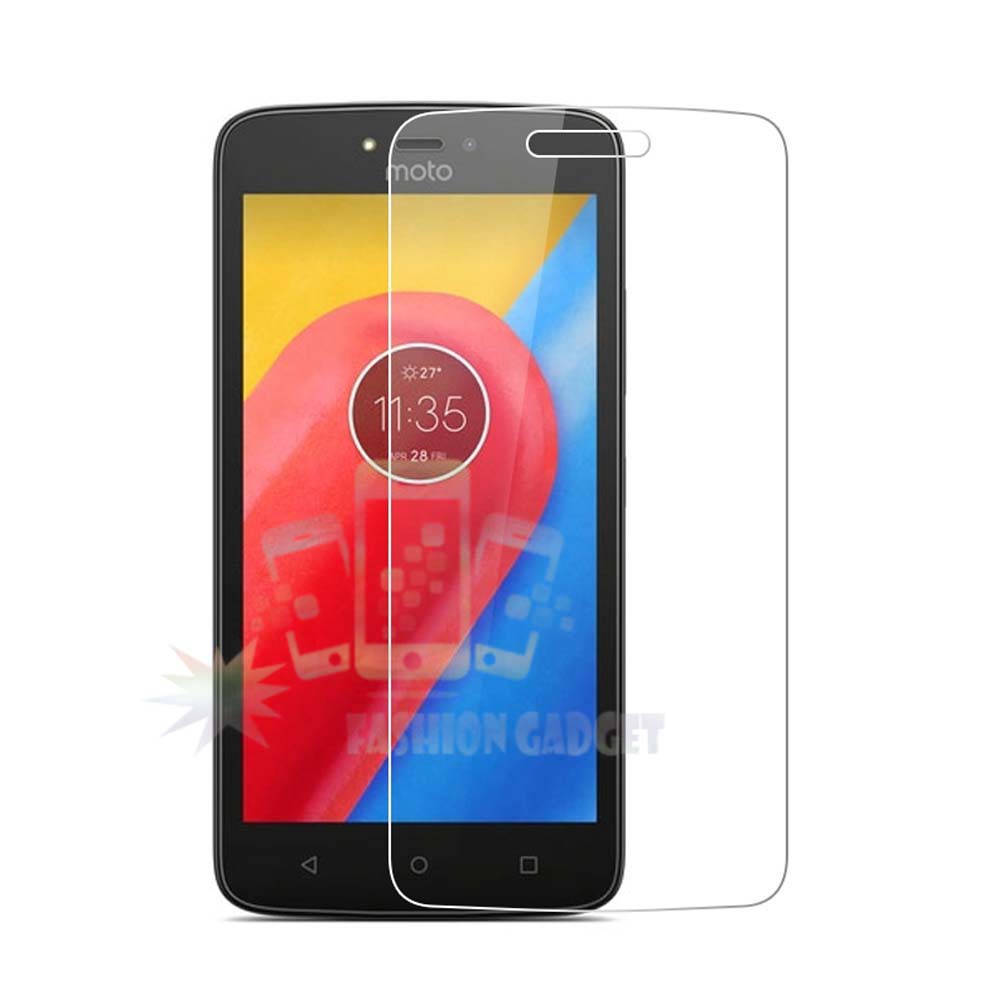 Tempered Glass Motorola Moto C Plus Anti Gores Kaca Screen Protector Guard Pelindung Layar - Clear