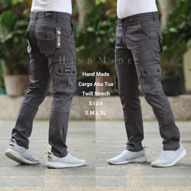 CELANA PRIA CARGO PANJANG SLIMFIT ORIGINAL TERBARU