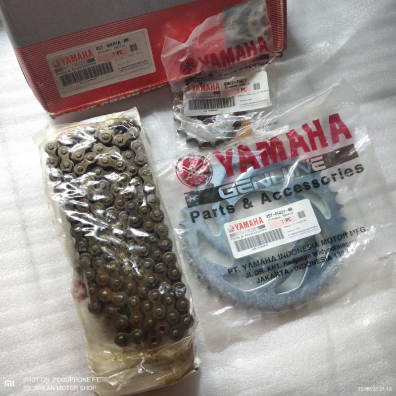 gear set rx king ori ygp rxking rx-king gir rantai rante drive chain sprocket girset gearset