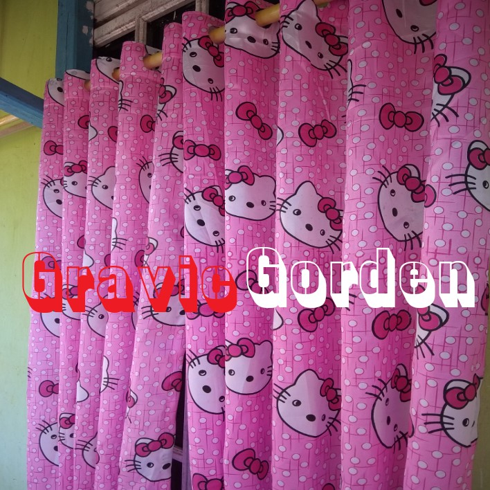 Gorden gordeng tirai korden hellokity PINK