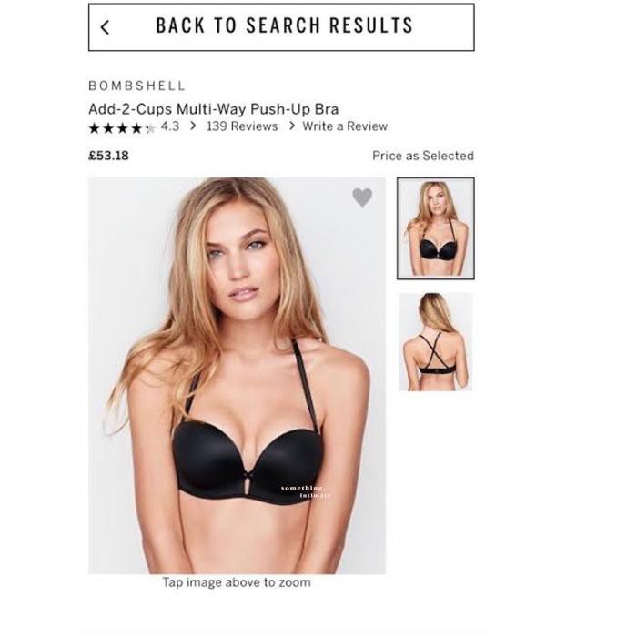 Primarks Victoria’s Secret Dupe Bombshell Super Pushup Strapless Bra VS Bh Lepas Tali Push Up Import