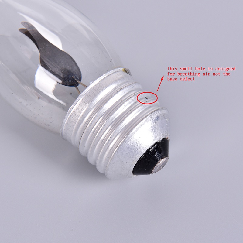 {LUCKID}E27 E14 LED Burning Candle Light Fire Effect Decorative Flame Flame Lamp Bulb