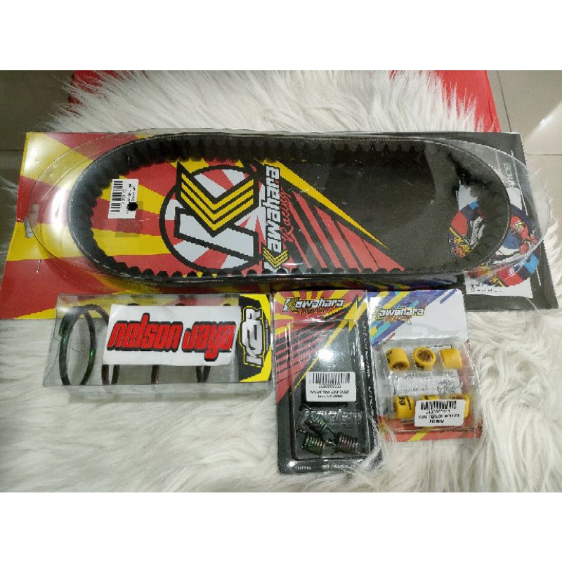 Paketan Roller/per cvt/per kampas ganda/Vanbelt Kawahara Mio/Mio soul/smile/Mio sporty/Mio j/Fino115