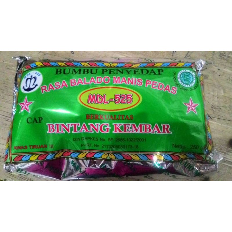 

BUMBU BALADO CAP BINTANG KEMBAR 250g