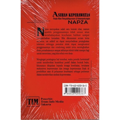 BUKU ASUHAN KEPERAWATAN PADA KLIEN PENYALAHGUNAAN DAN KETERGANTUNGAN NAPZA - SUMIATI [ORIGINAL]