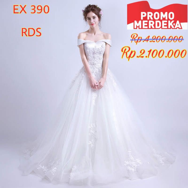 Gaun Pengantin BARU EX 390