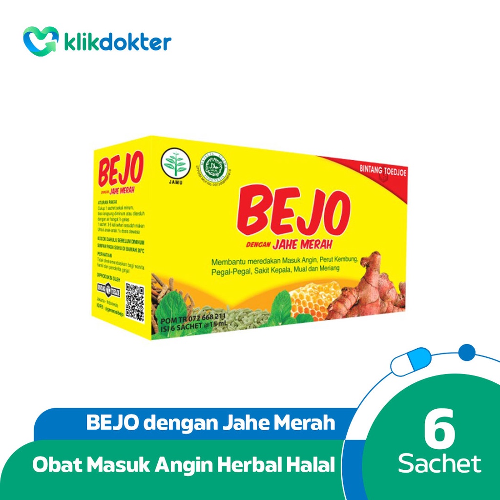 BEJO Jahe Merah 6x15ml