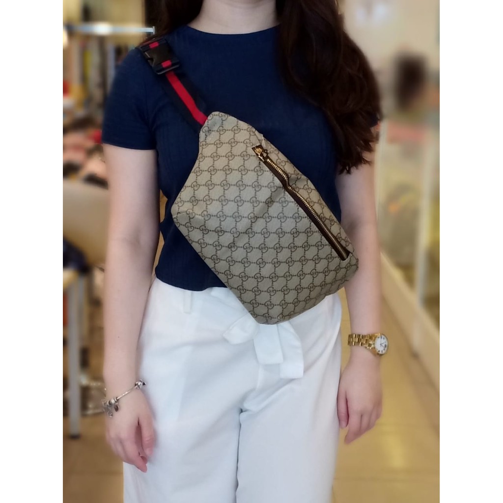 BUMBAG UNISEX GUCCI 2166 LAV BATAM TAS IMPORT TAS PINGGANG UNISEX MURAH WAISTBAG IMPORT TAS FASHION