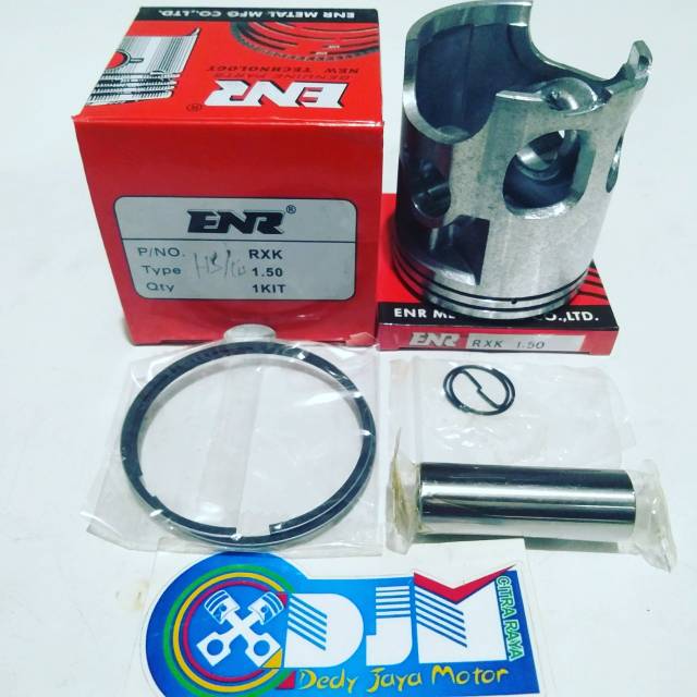 PISTON KIT RX KING,  ENR GENUINE PARTS TERSEDIA UKURAN STD, 0.50,1.00,1.50,2.00