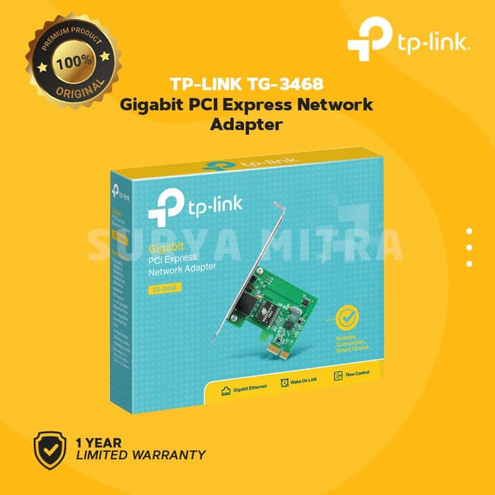 Network Adapter PCI Express TP-Link TG-3468 Gigabit