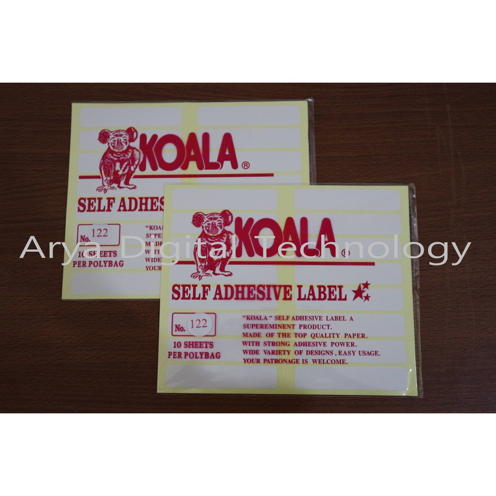 

Kertas Sticker Label Koala No 122 Kertas Stiker Tempel Murah Bagus