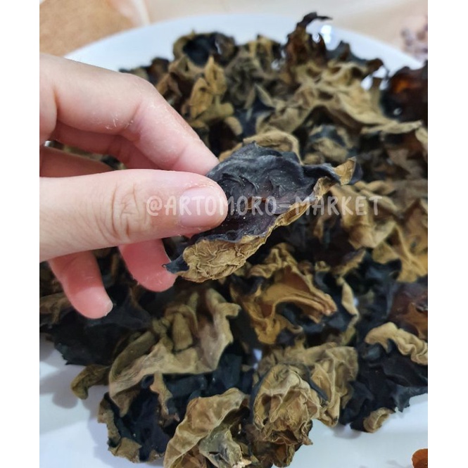 

JAMUR KUPING/JAMUR HITAM/EAR FUNGUS 100 g