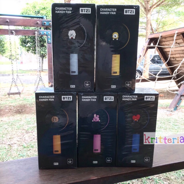 READY STOCK BT21 HANDY FAN TATA COOKY CHIMMY/ HANDYFAN BT21