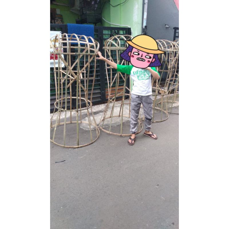 Kerangka Ondel Ondel ukuran 85cm s/d 1,7m