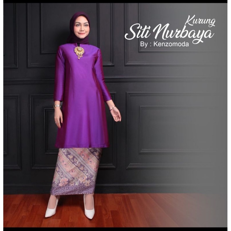 Setelan kebaya kurung//kurung sitinurbaya//kurung tafetta