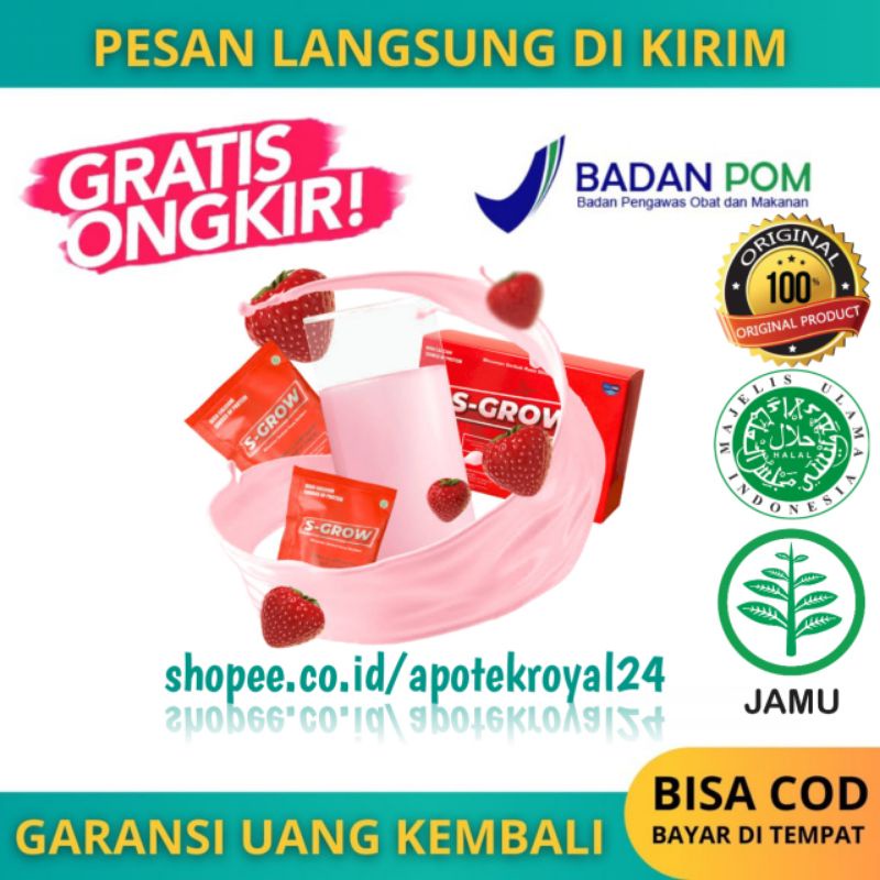 

Susu Peninggi Badan - S-Grow Original 100%