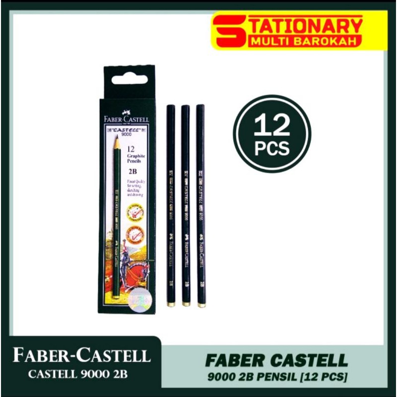 

Pensil Faber Castel 2B (1 lusin) 12 Pch/Pack