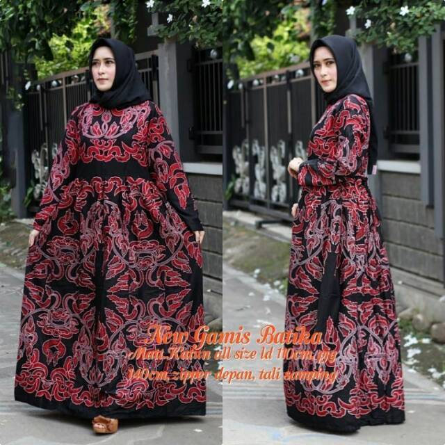 GROSIR BATIK NEW GAMIS BATIKA