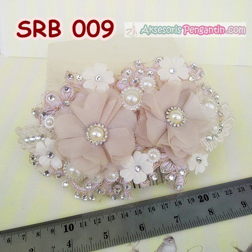 [PRODUK TERBATAS] ASESORIS WEDDING PESTA WANITA SIRKAM RAMBUT BRIDAL SRB009