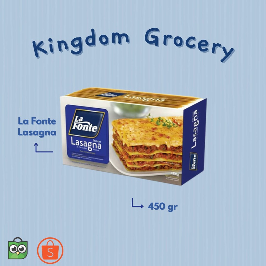 

Lafonte Pasta Lasagna 450gr