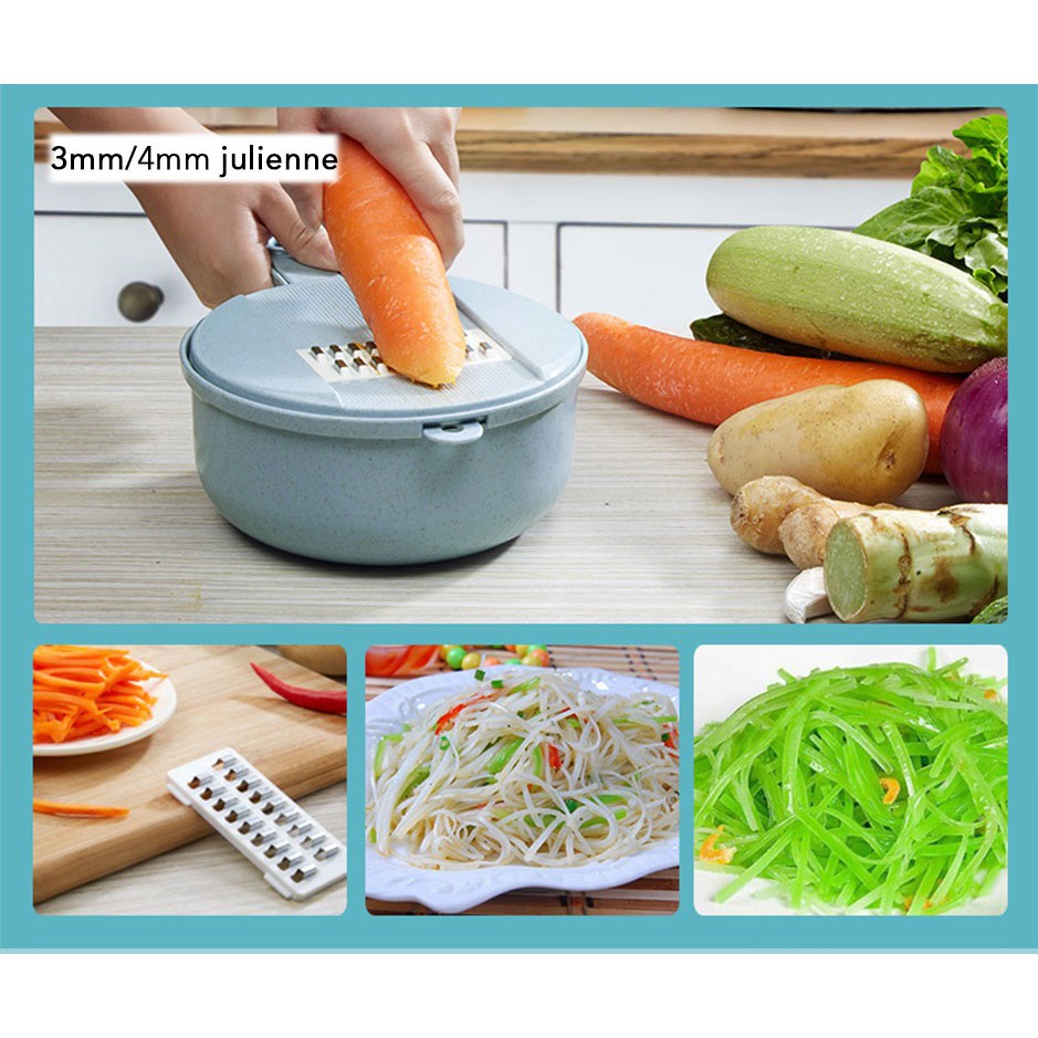 8in1 Mandoline Slicer vegetales