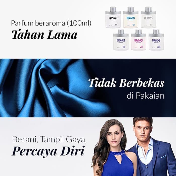 Parfum Original Bravas Elite100 ML Eau De Parfum BPOM Halal Perfume Spray Besar EDP Ori