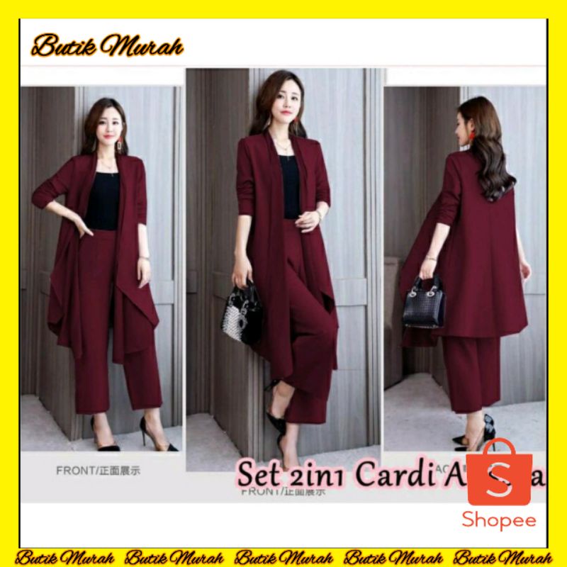 set setelan baju dan celana kondangan baju kondangan pesta setelan brokat murah Terbaru modis TerMur