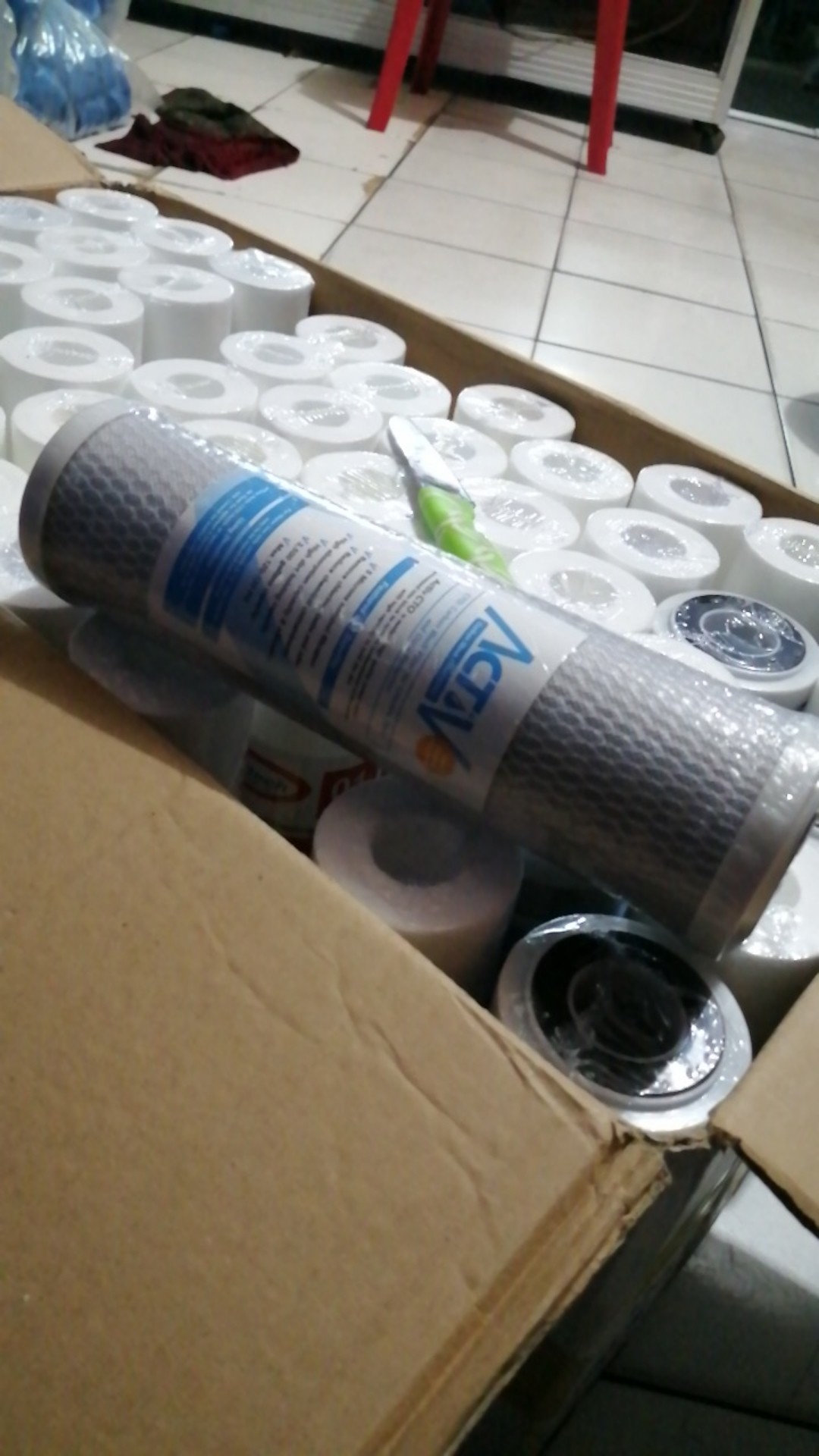 Paket 3 Refil Filter Cto Activ 10 ( Coconut Activated Carbon )