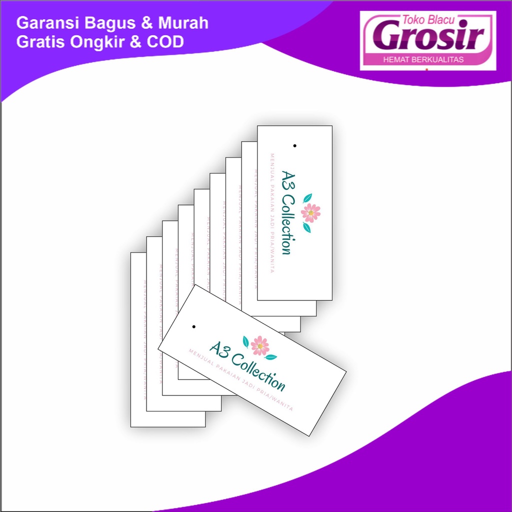 

SALE Hangtag Label Baju MURAH TOKO BLACU