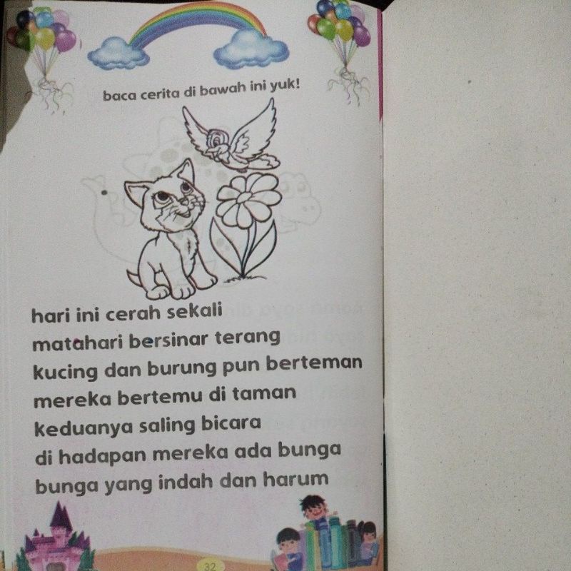 buku latihan membaca chyntia monica 32 halaman (15×24cm)