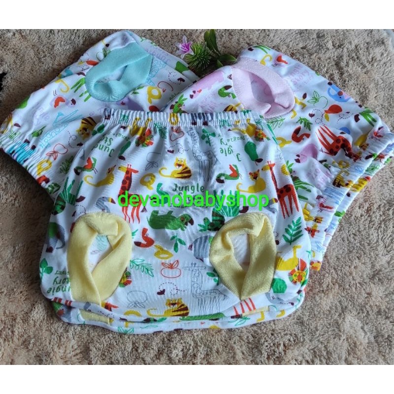 6pcs CELANA PENDEK BAYI-CELANA JAY JAY POP ROTARY-CELANA BAYI LEMBUT-CELANA BAYI POP MURAH SNI